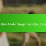 Beyzbol Adabı: Saygı, Sessizlik, Tanıma