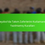 Beyzbol’da Takım Zaferlerini Kutlamanın Yazılmamış Kuralları