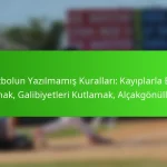 Beyzbolun Yazılmamış Kuralları: Kayıplarla Başa Çıkmak, Galibiyetleri Kutlamak, Alçakgönüllülük