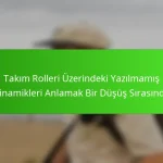 Takım Rolleri Üzerindeki Yazılmamış Dinamikleri Anlamak Bir Düşüş Sırasında
